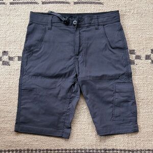 Prana Charcoal Cargo Shorts